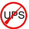 No UPS
